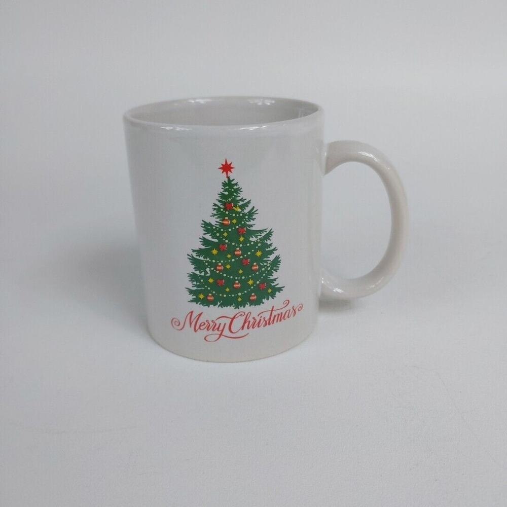Merry Christmas Coffee Mug Holidays‎ Festive Dishwasher Safe